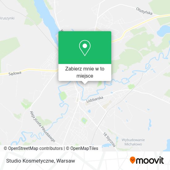 Mapa Studio Kosmetyczne