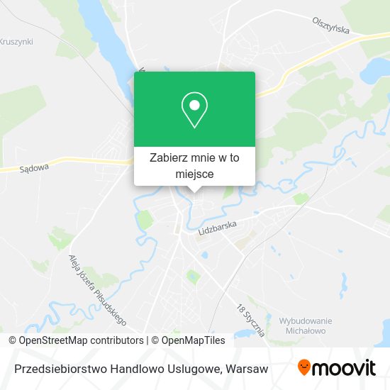 Mapa Przedsiebiorstwo Handlowo Uslugowe