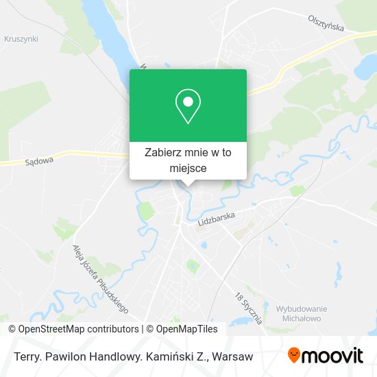 Mapa Terry. Pawilon Handlowy. Kamiński Z.