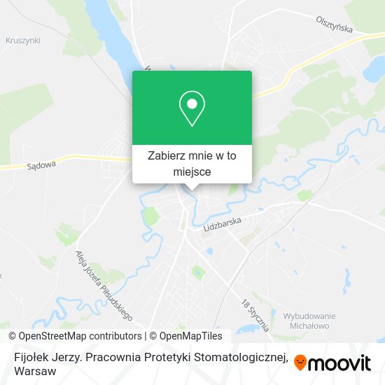 Mapa Fijołek Jerzy. Pracownia Protetyki Stomatologicznej