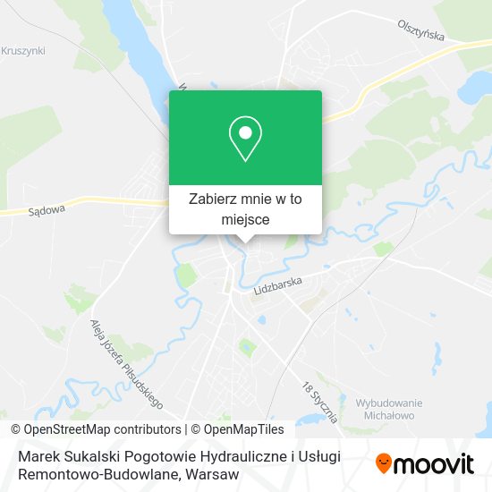 Mapa Marek Sukalski Pogotowie Hydrauliczne i Usługi Remontowo-Budowlane