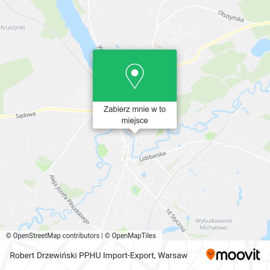 Mapa Robert Drzewiński PPHU Import-Export