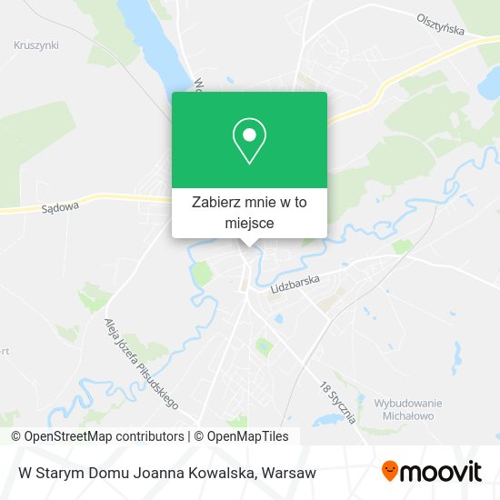 Mapa W Starym Domu Joanna Kowalska