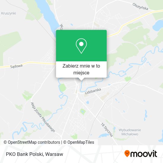 Mapa PKO Bank Polski