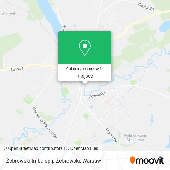 Mapa Żebrowski Imba sp.j. Żebrowski