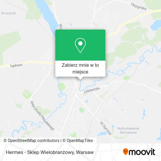 Mapa Hermes - Sklep Wielobranżowy