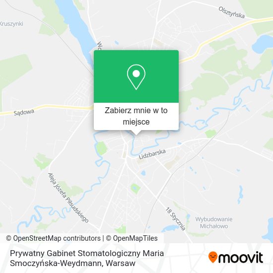 Mapa Prywatny Gabinet Stomatologiczny Maria Smoczyńska-Weydmann