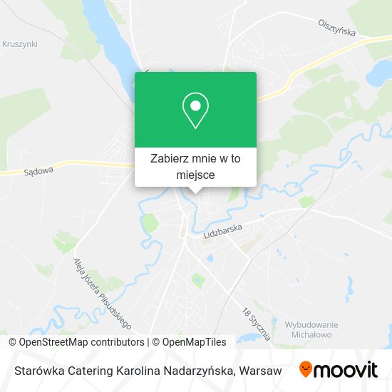 Mapa Starówka Catering Karolina Nadarzyńska