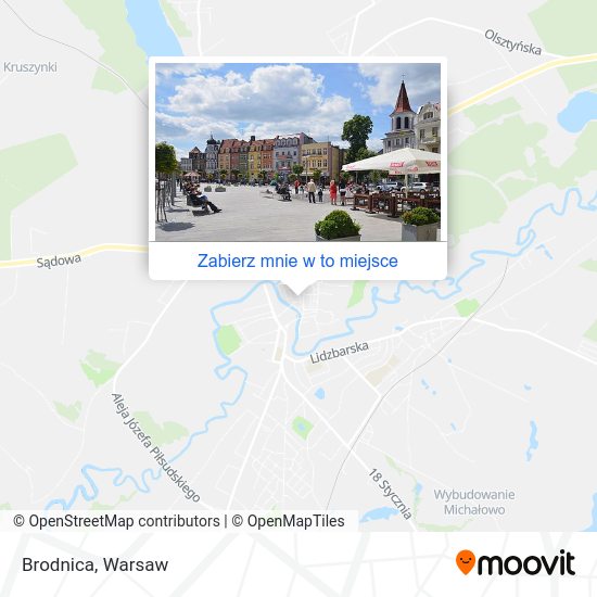 Mapa Brodnica