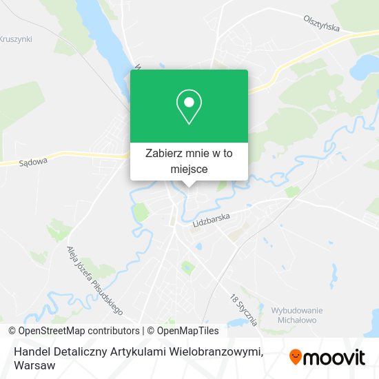 Mapa Handel Detaliczny Artykulami Wielobranzowymi