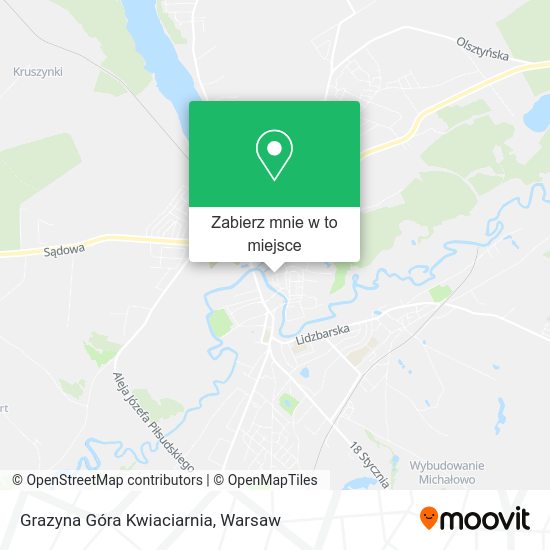 Mapa Grazyna Góra Kwiaciarnia