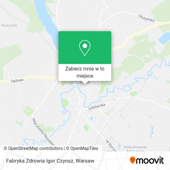 Mapa Fabryka Zdrowia Igor Czynsz