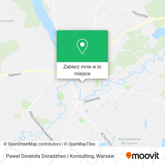 Mapa Paweł Dorenda Doradztwo i Konsulting