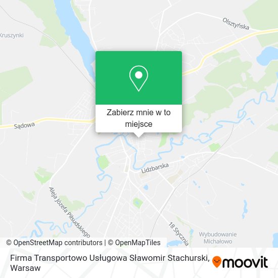 Mapa Firma Transportowo Usługowa Sławomir Stachurski