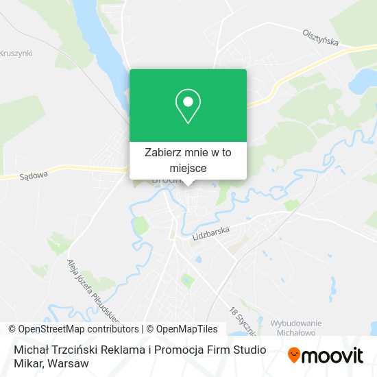 Mapa Michał Trzciński Reklama i Promocja Firm Studio Mikar