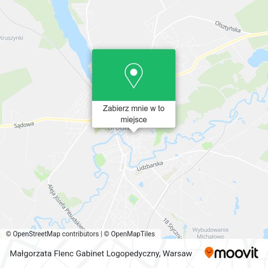 Mapa Małgorzata Flenc Gabinet Logopedyczny