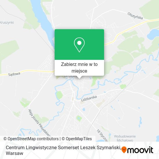 Mapa Centrum Lingwistyczne Somerset Leszek Szymański