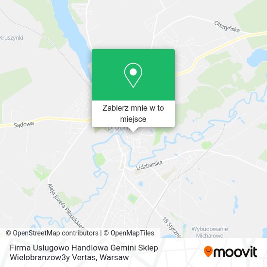 Mapa Firma Uslugowo Handlowa Gemini Sklep Wielobranzow3y Vertas