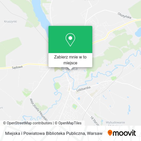 Mapa Miejska i Powiatowa Biblioteka Publiczna