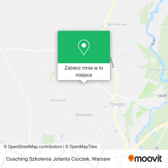 Mapa Coaching Szkolenia Jolanta Cioczek