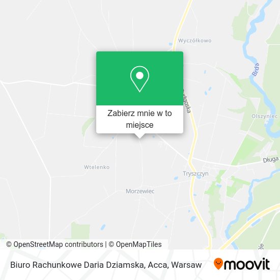 Mapa Biuro Rachunkowe Daria Dziamska, Acca