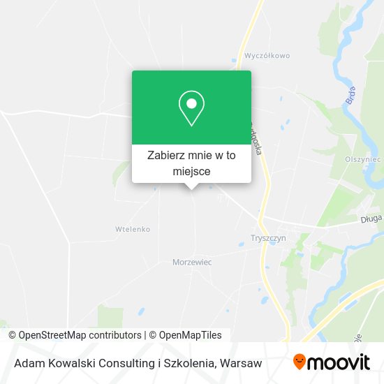 Mapa Adam Kowalski Consulting i Szkolenia