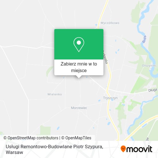 Mapa Usługi Remontowo-Budowlane Piotr Szypura