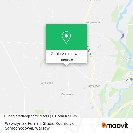 Mapa Wawrzyniak Roman. Studio Kosmetyki Samochodowej