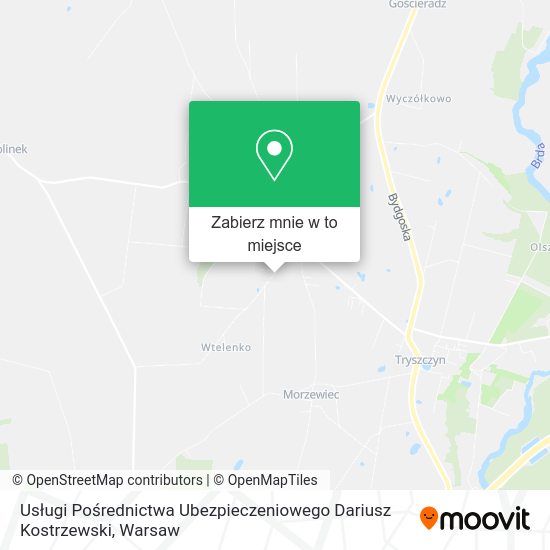 Mapa Usługi Pośrednictwa Ubezpieczeniowego Dariusz Kostrzewski