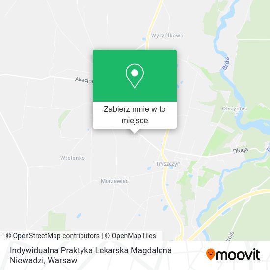 Mapa Indywidualna Praktyka Lekarska Magdalena Niewadzi