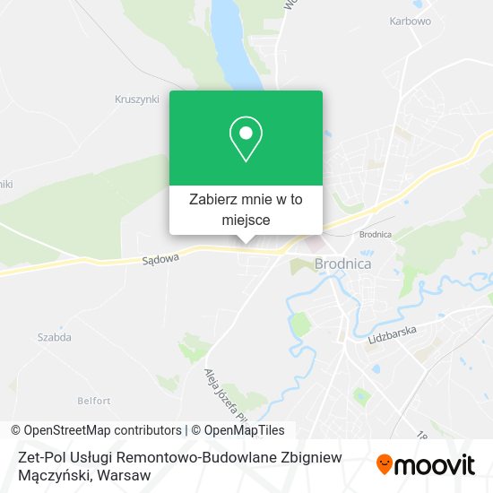 Mapa Zet-Pol Usługi Remontowo-Budowlane Zbigniew Mączyński