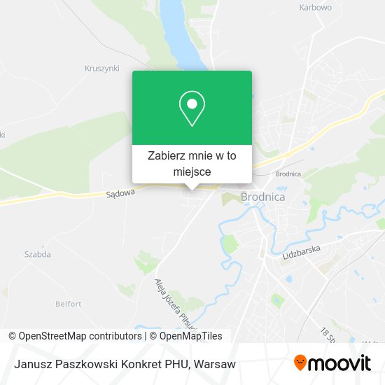 Mapa Janusz Paszkowski Konkret PHU