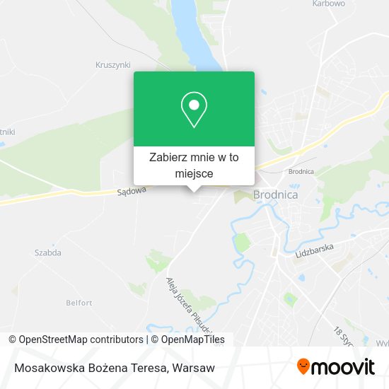 Mapa Mosakowska Bożena Teresa