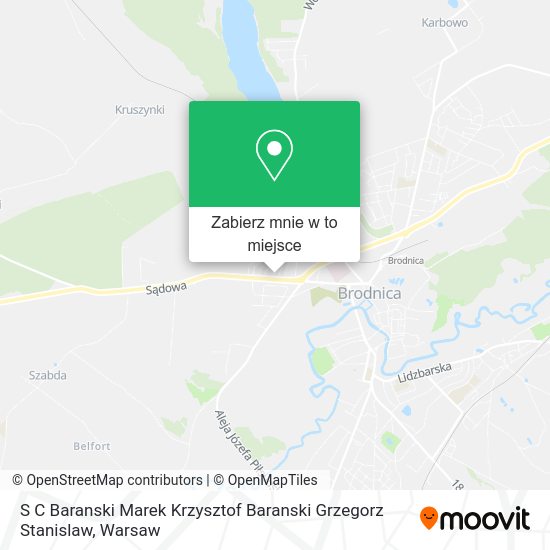 Mapa S C Baranski Marek Krzysztof Baranski Grzegorz Stanislaw