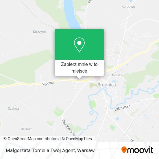 Mapa Małgorzata Tomella Twój Agent