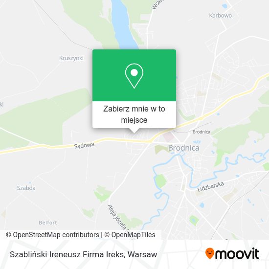 Mapa Szabliński Ireneusz Firma Ireks