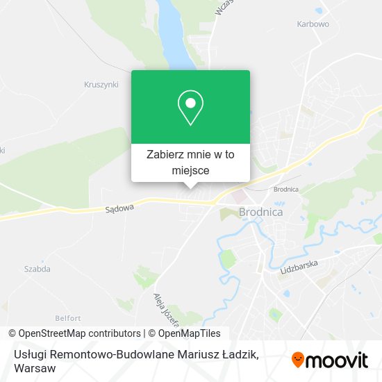 Mapa Usługi Remontowo-Budowlane Mariusz Ładzik