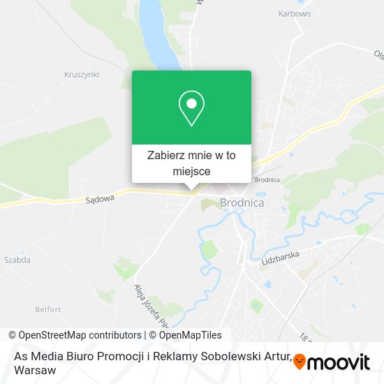 Mapa As Media Biuro Promocji i Reklamy Sobolewski Artur