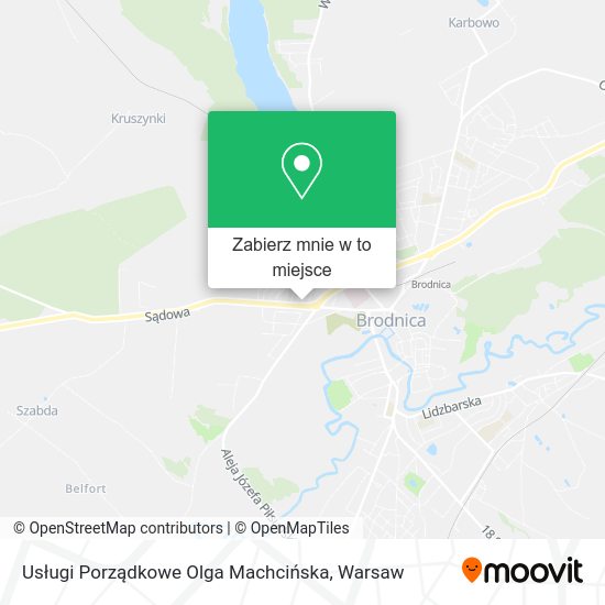 Mapa Usługi Porządkowe Olga Machcińska