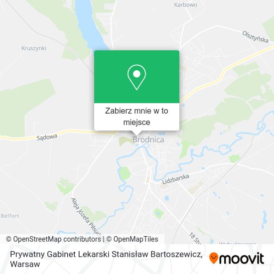 Mapa Prywatny Gabinet Lekarski Stanisław Bartoszewicz