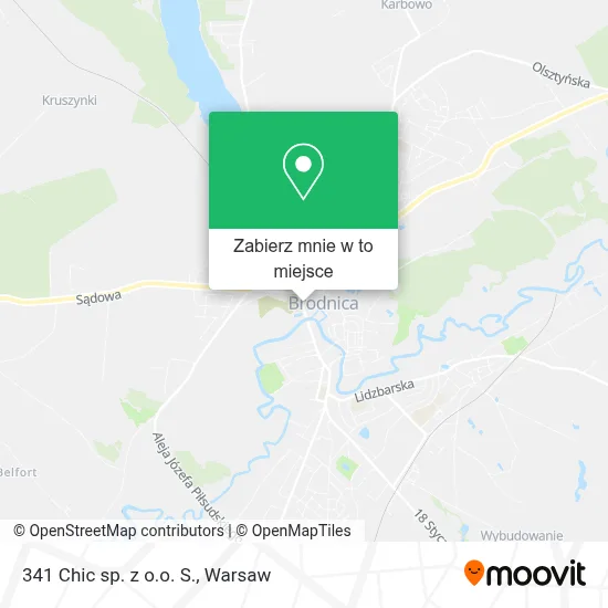 Mapa 341 Chic sp. z o.o. S.