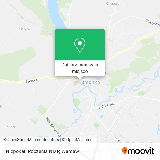 Mapa Niepokal. Poczęcia NMP