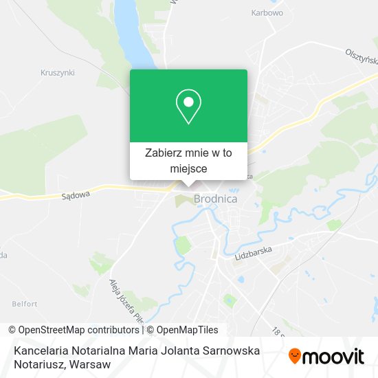 Mapa Kancelaria Notarialna Maria Jolanta Sarnowska Notariusz