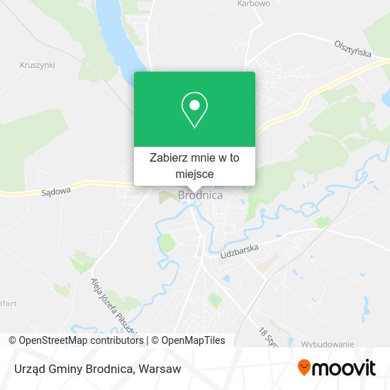 Mapa Urząd Gminy Brodnica