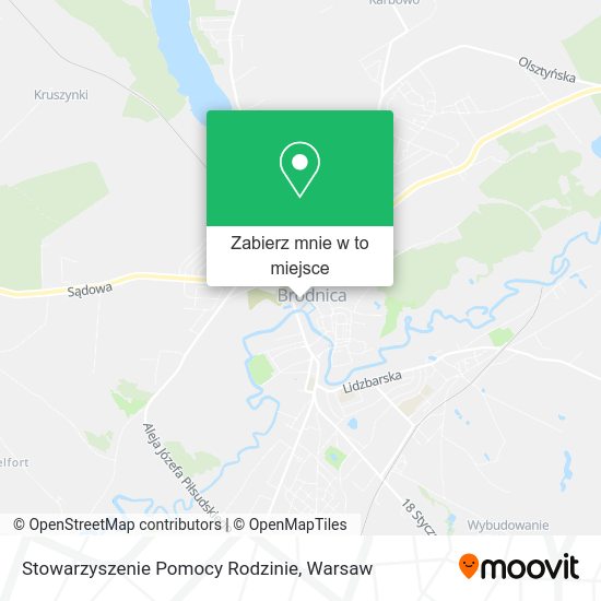 Mapa Stowarzyszenie Pomocy Rodzinie