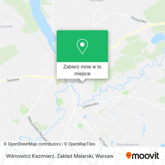 Mapa Wilmowicz Kazimierz. Zakład Malarski