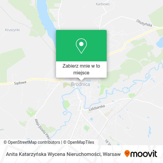 Mapa Anita Katarzyńska Wycena Nieruchomości