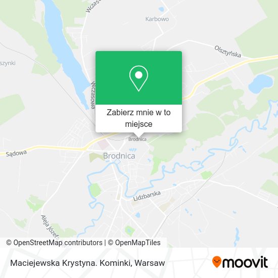 Mapa Maciejewska Krystyna. Kominki