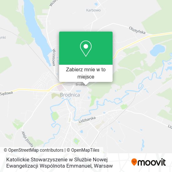 Mapa Katolickie Stowarzyszenie w Służbie Nowej Ewangelizacji Wspólnota Emmanuel