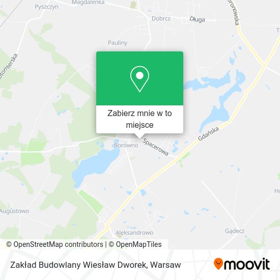 Mapa Zakład Budowlany Wiesław Dworek